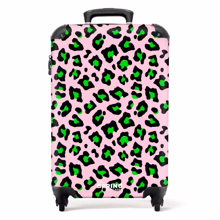 Valise - Motif panthère néon — 1