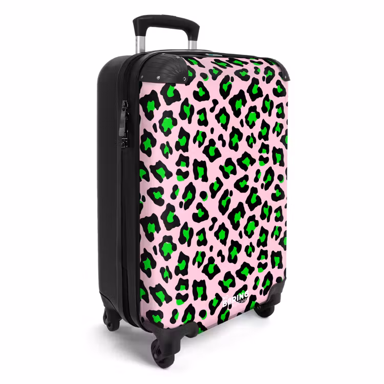 Valise - Motif panthère néon — 2