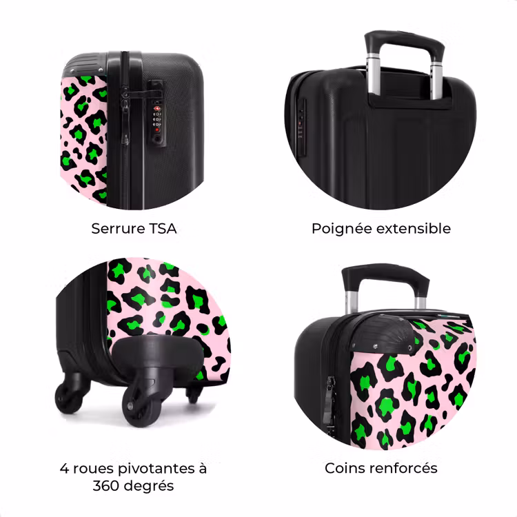 Valise - Motif panthère néon — 7