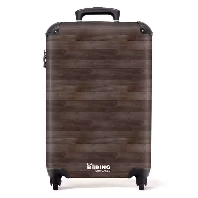 Valise - Structure en bois foncé — 1