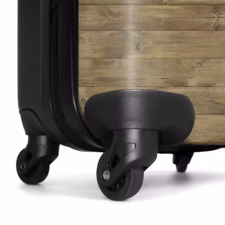 Valise - Structure en bois vert olive avec imperfections naturelles — 6