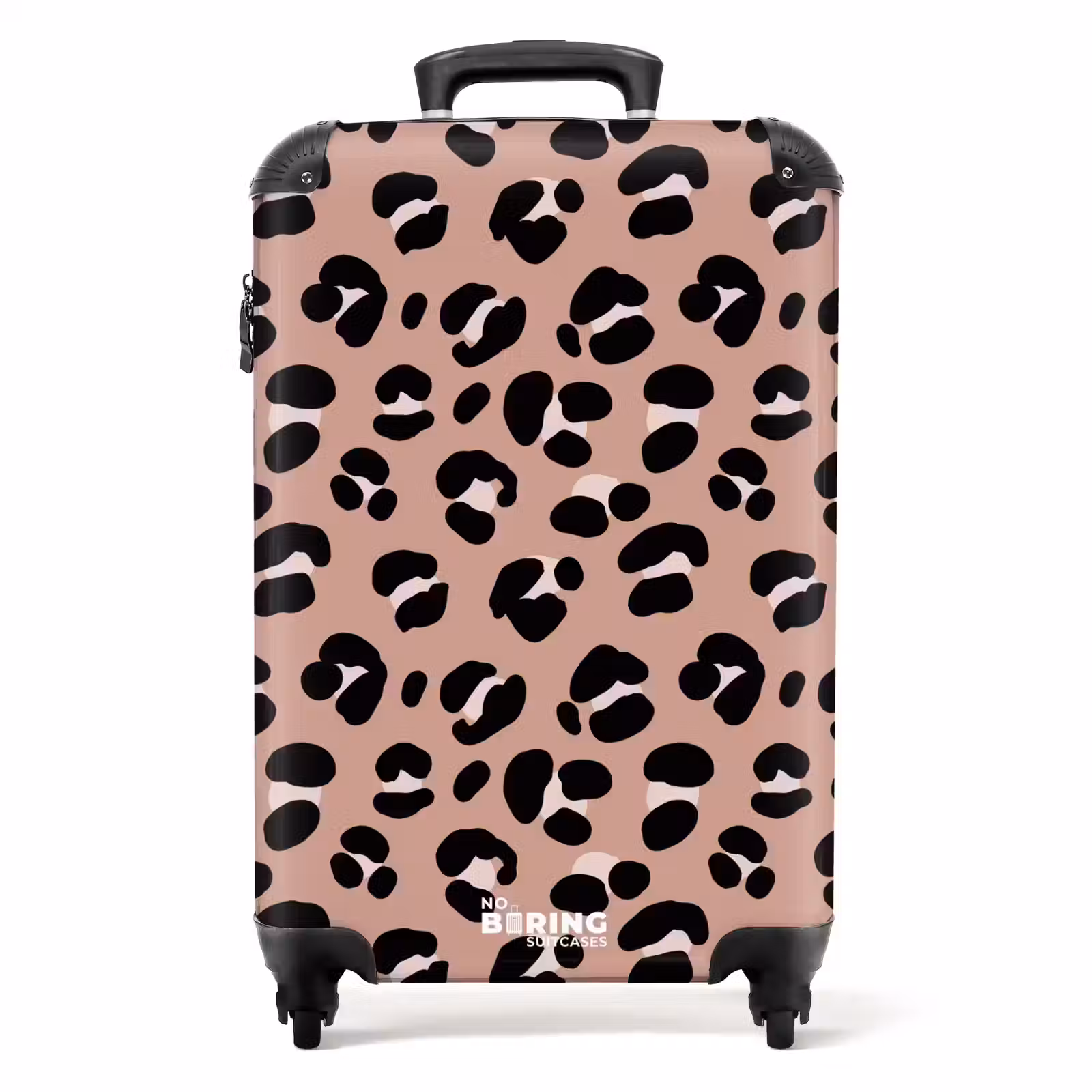 Valise - Imprimé panthère sur fond rose — 1