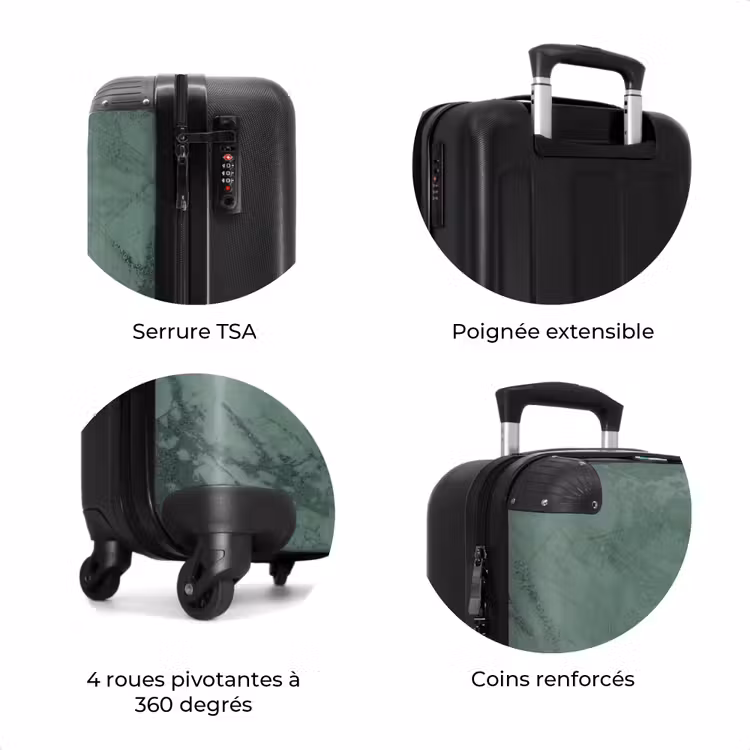 Valise -  Aspect marbre vert — 7