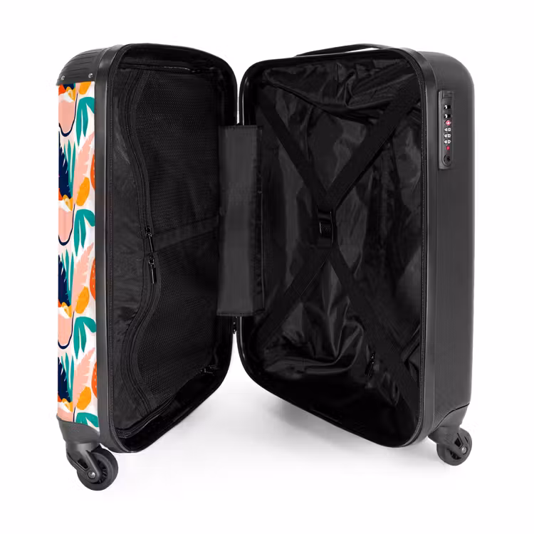 Valise - Feuilles abstraites aux couleurs variées — 4