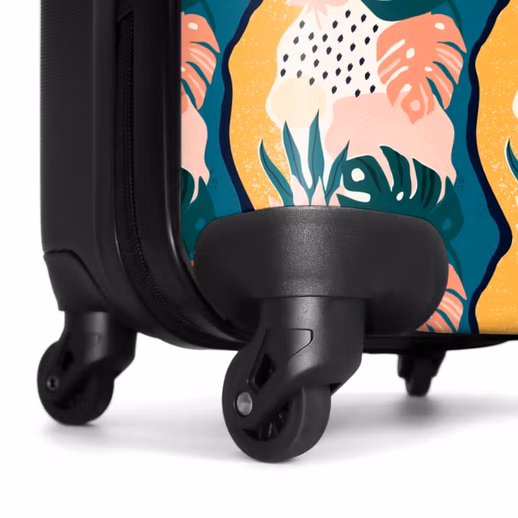 Valise - Feuilles de monstera de différentes couleurs — 6