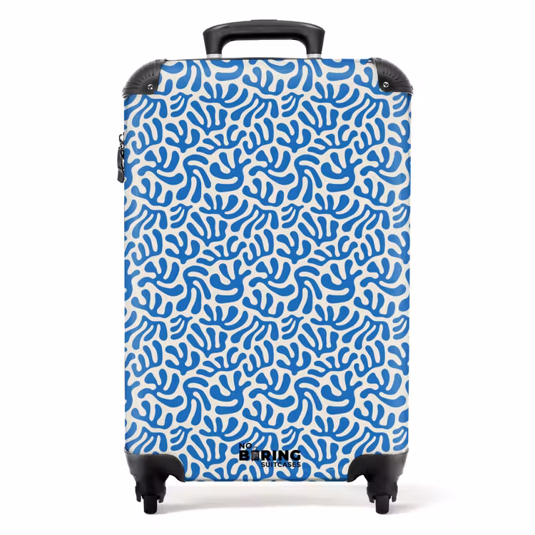 Valise - Feuilles sur fond beige — 1