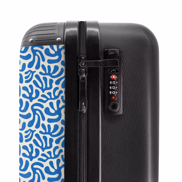 Valise - Feuilles sur fond beige — 5