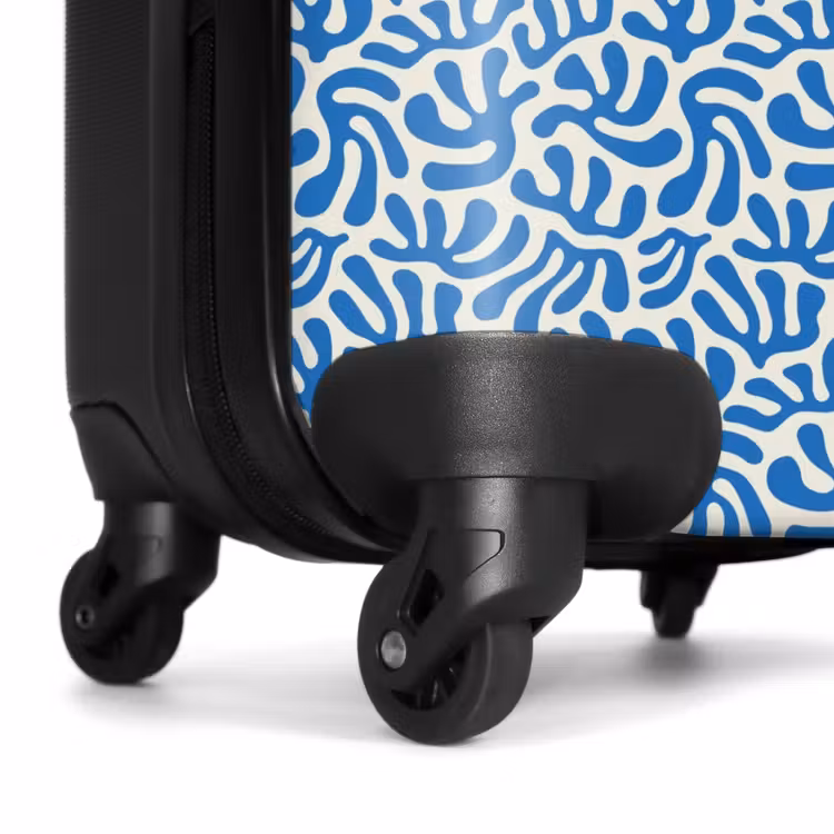 Valise - Feuilles sur fond beige — 6