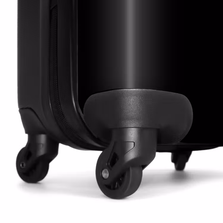 Valise - Fond noir avec fleur d'hibiscus verte — 6
