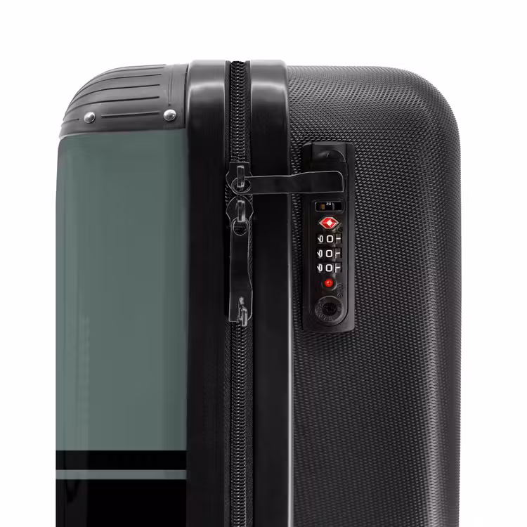 Valise - Fond vert avec double bande horizontale — 5