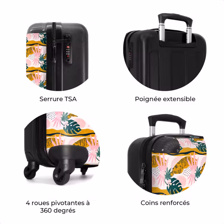 Valise - Motif de tigre tropical — 7