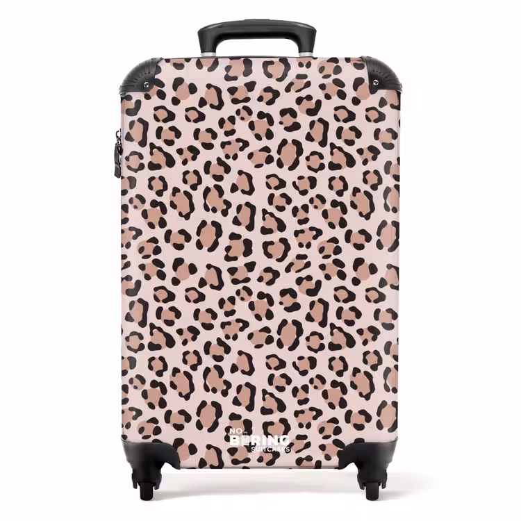 Valise - Taches animales sur rose clair — 1