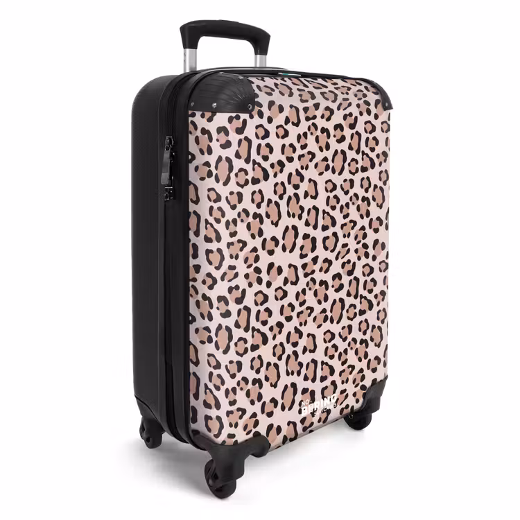 Valise - Taches animales sur rose clair — 2