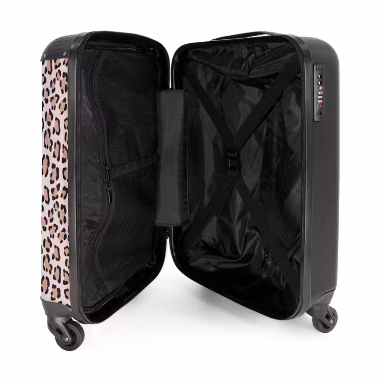Valise - Taches animales sur rose clair — 4