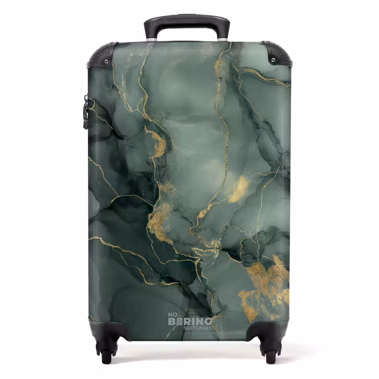 Valise - Texture de marbre vert — 1