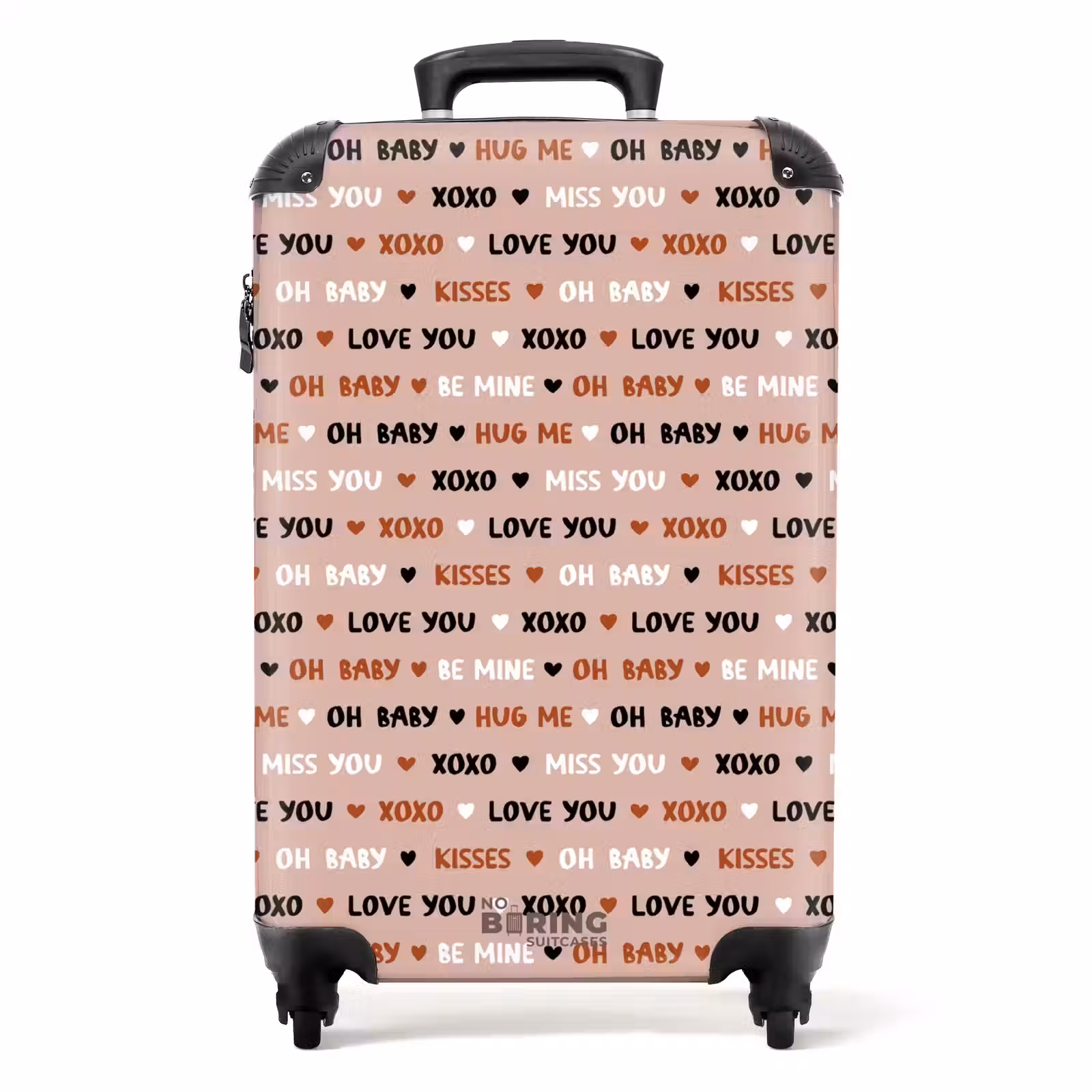 Valise - Mots d'amour sur rose clair — 1