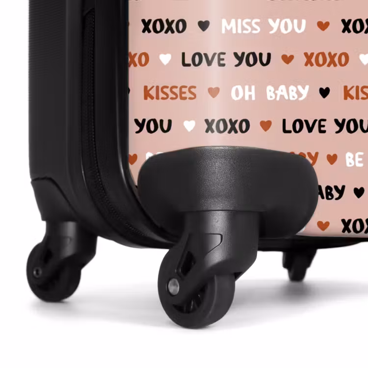 Valise - Mots d'amour sur rose clair — 6