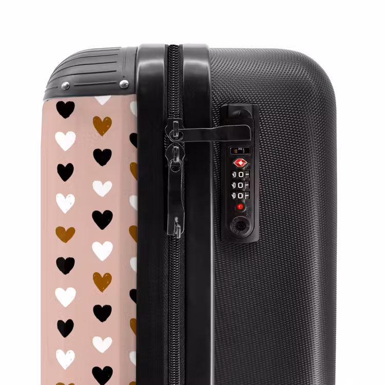 Valise - Rangées de cœurs tricolores — 5