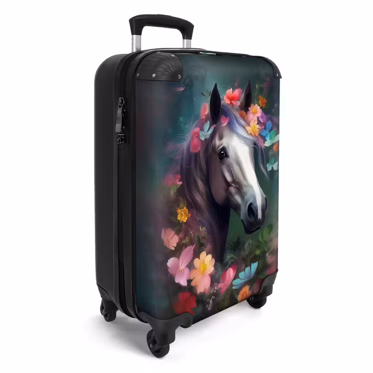 Valise -  Cheval - Nature - Fleurs - Forêt - Animaux — 2