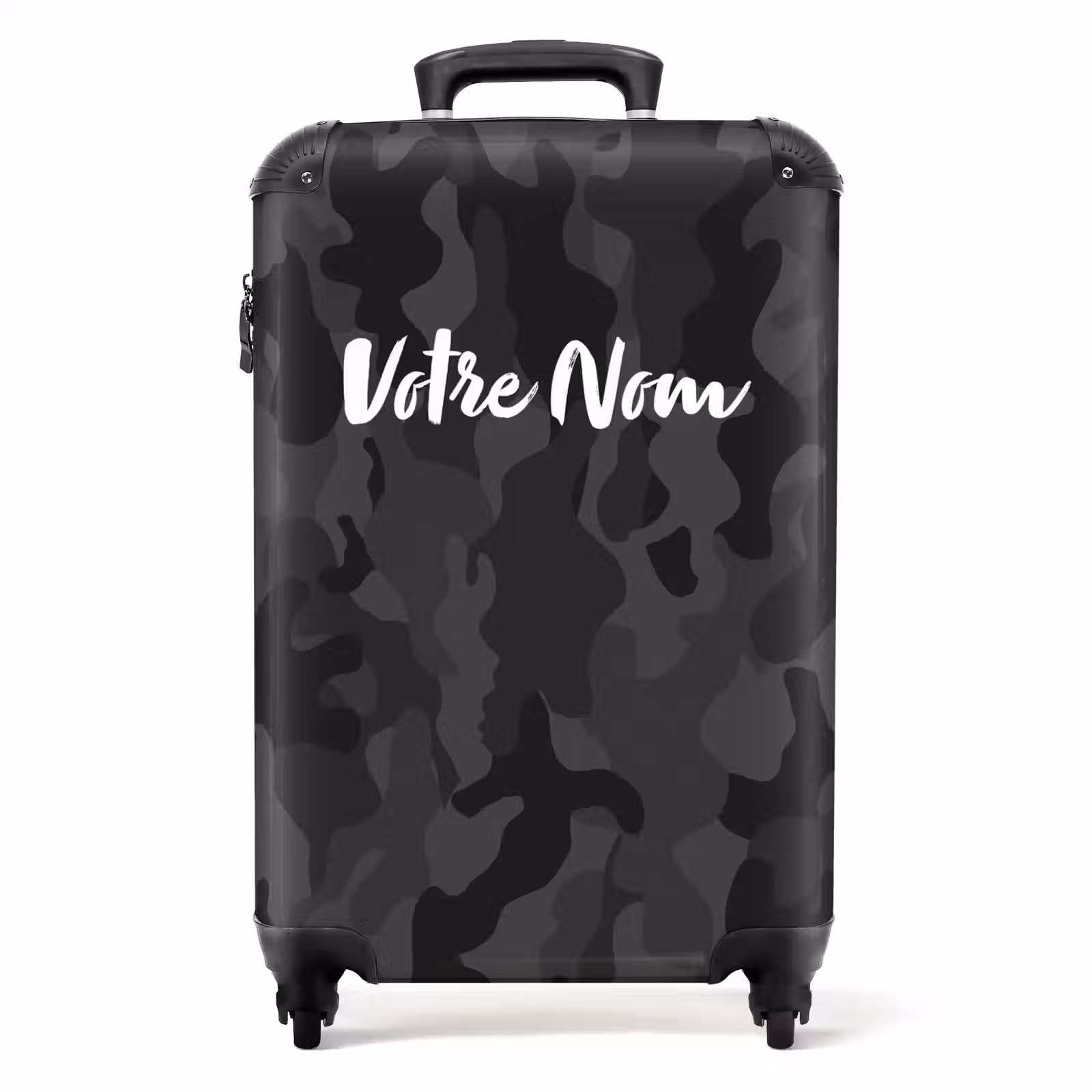 Valise avec nom - Imprimé camouflage vert — 1