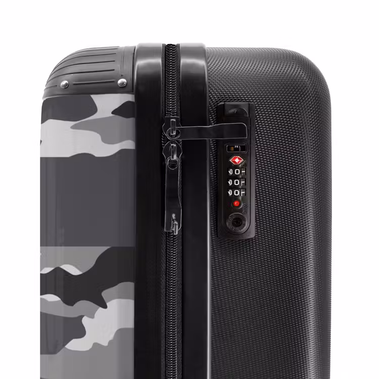 Valise avec nom - Camo gris — 6