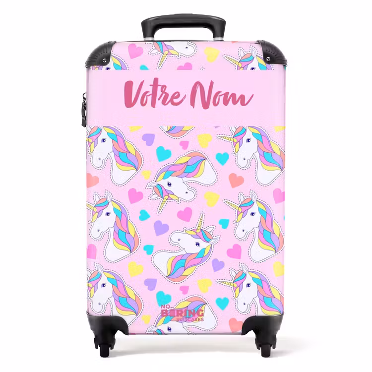 Valise avec nom - Euphorie de la licorne — 1