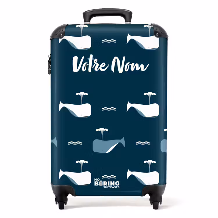 Valise avec nom - Le monde des baleines — 1