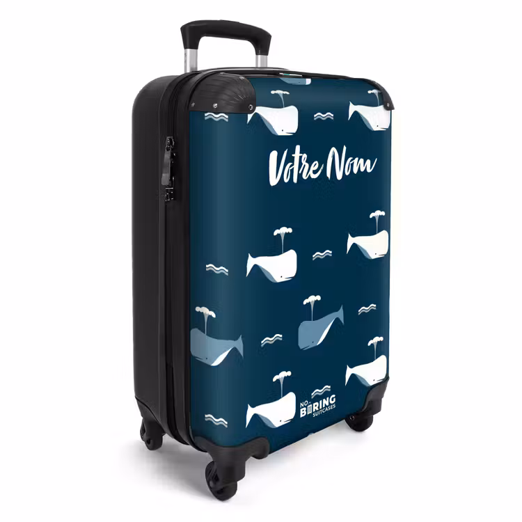 Valise avec nom - Le monde des baleines — 2