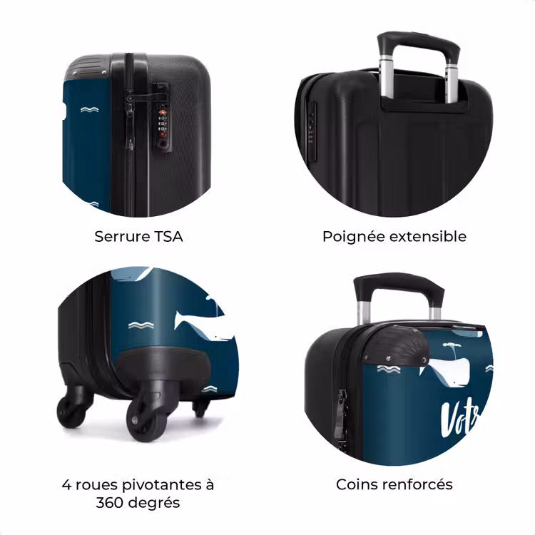 Valise avec nom - Le monde des baleines — 8