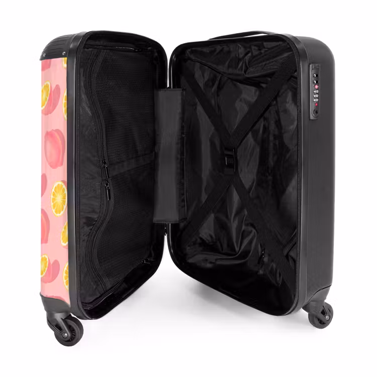 Valise avec nom - Limoncello rose — 5