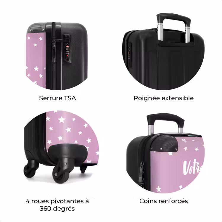Valise avec nom - Poussière d'étoiles — 8