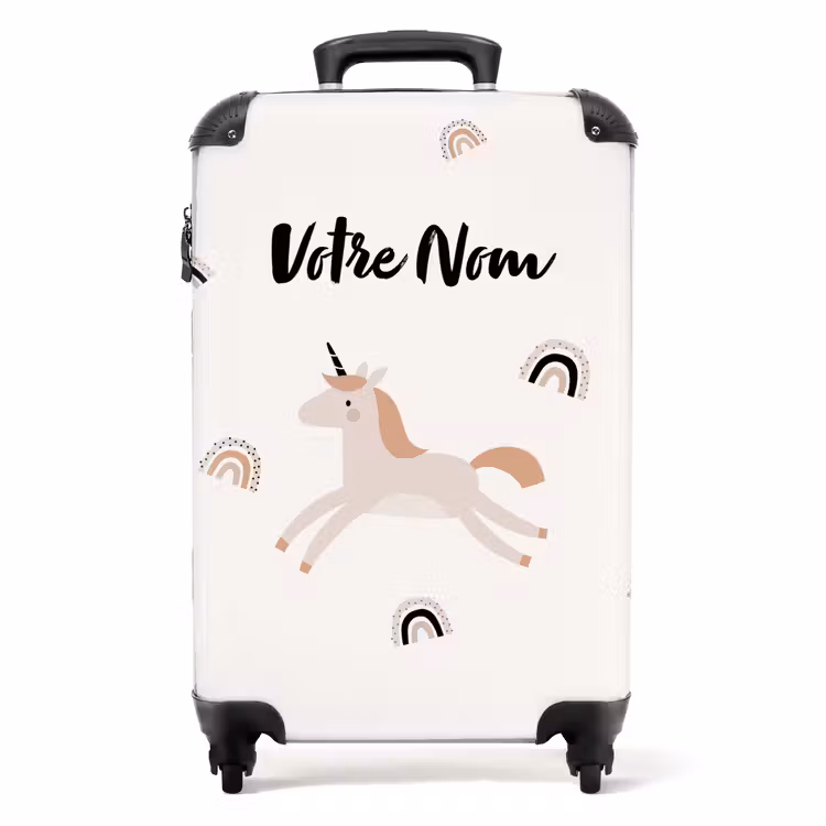 Valise avec nom - Rêves de licorne — 1