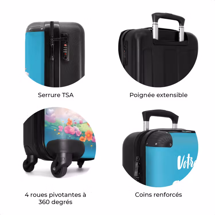 Valise avec nom - Rosie Rainbow — 8