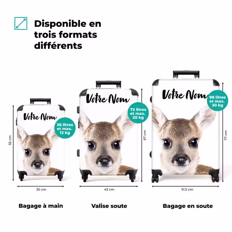 Valise avec nom - Bambino — 3