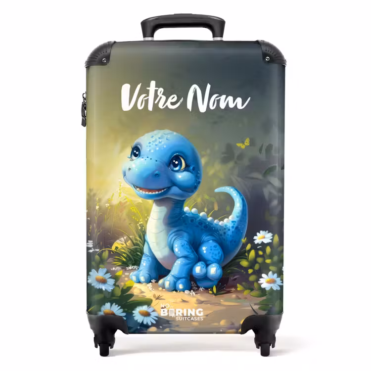 Valise avec nom - Branco Brontosaurus — 1