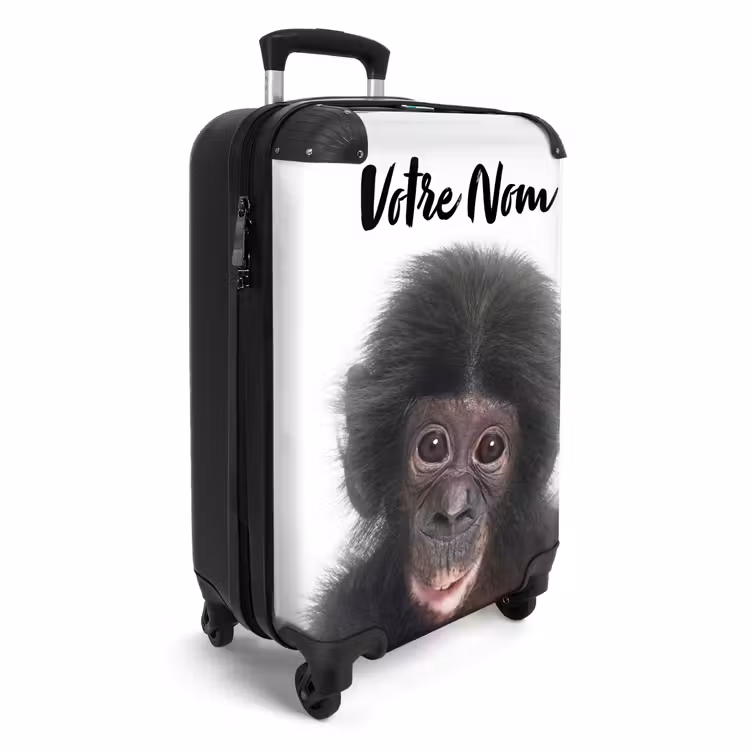 Valise avec nom - Charlie Chimp — 2