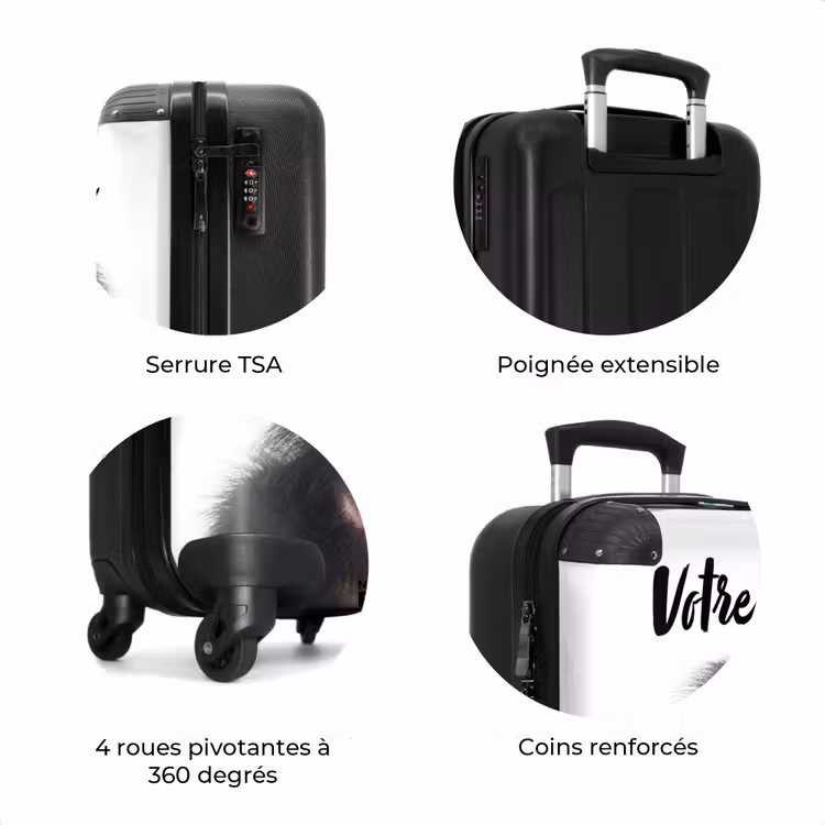 Valise avec nom - Charlie Chimp — 8