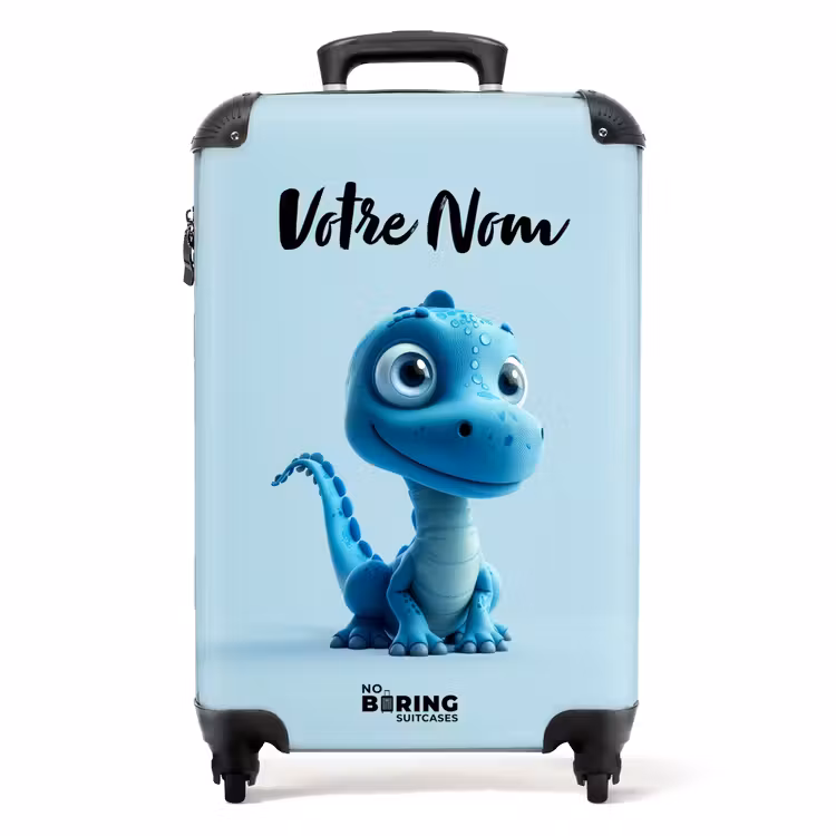 Valise avec nom - Joyeux Bronto — 1
