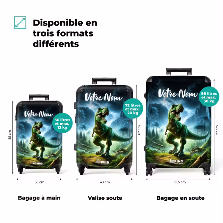Valise avec nom - Junglosaurus — 3