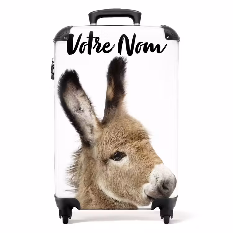Valise avec nom - L'âne Eddy — 1