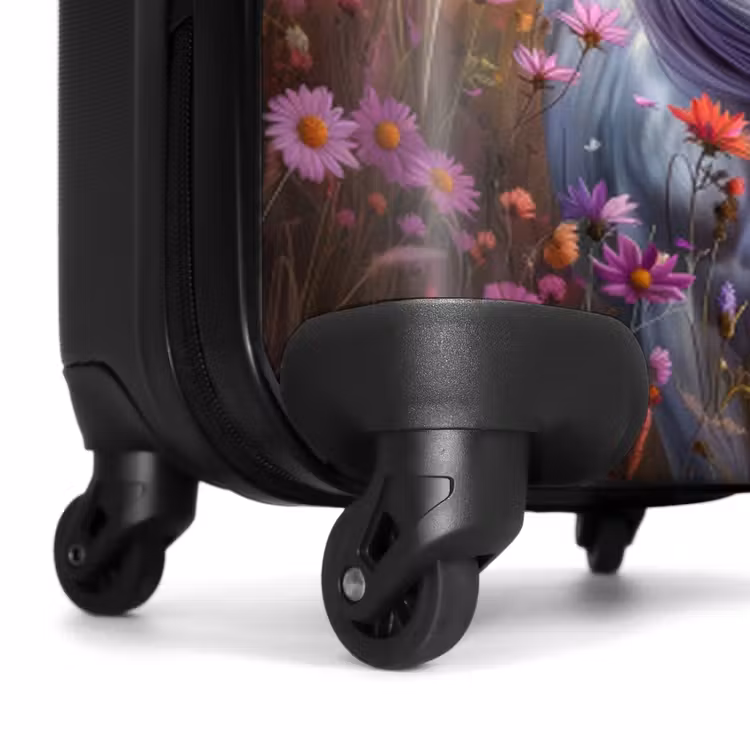 Valise avec nom - Lavande corne de printemps — 7