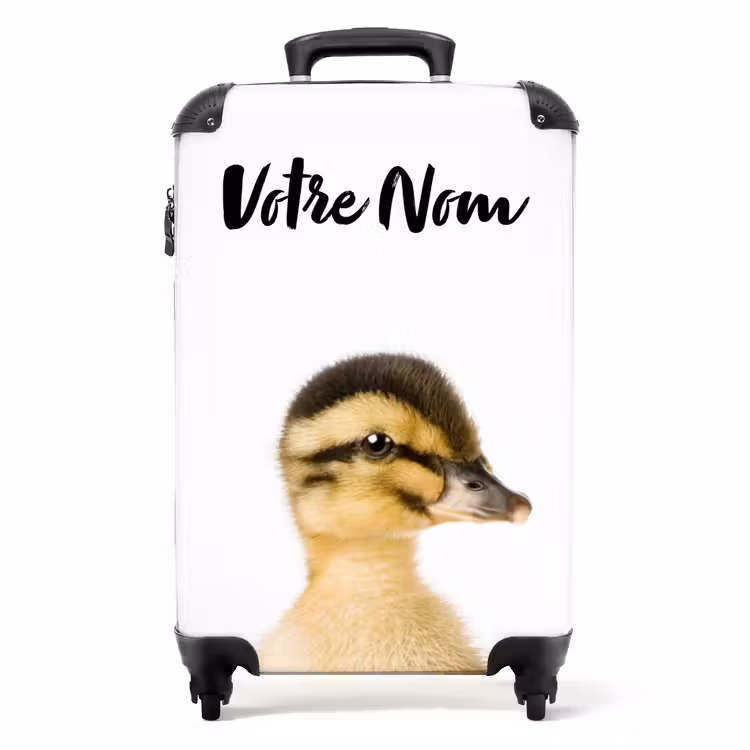 Valise avec nom - Le canard marguerite — 1