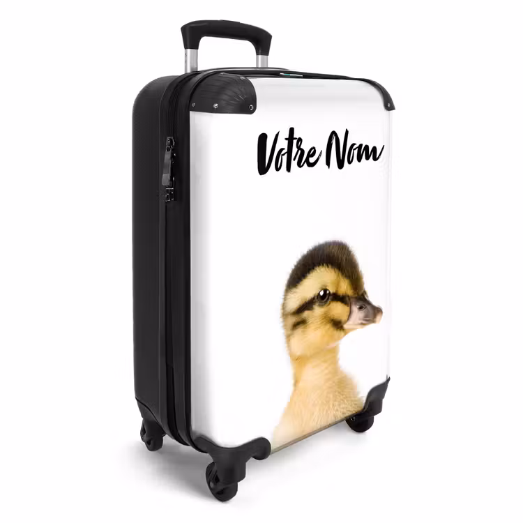 Valise avec nom - Le canard marguerite — 2