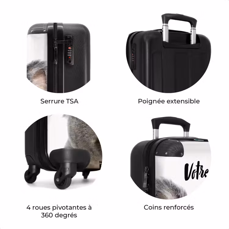 Valise avec nom - Mignon Koala — 8