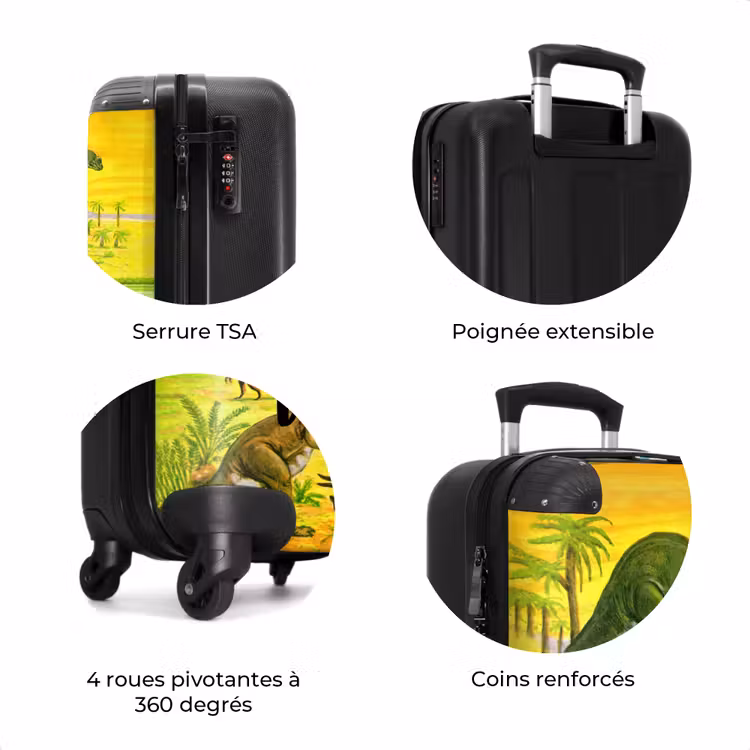Valise avec nom - Un dinosaure au pays des dinosaures — 8