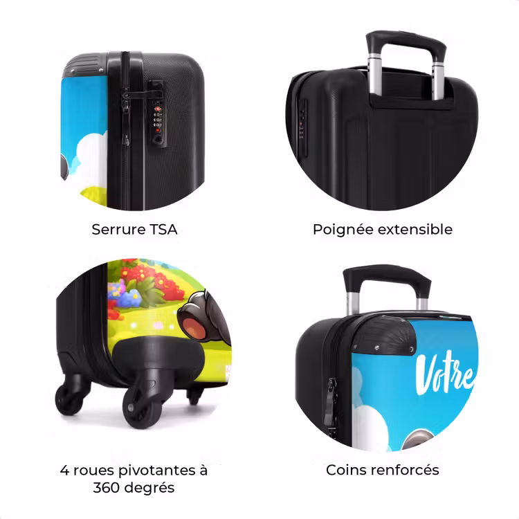 Valise avec nom - Willy Rocker — 8