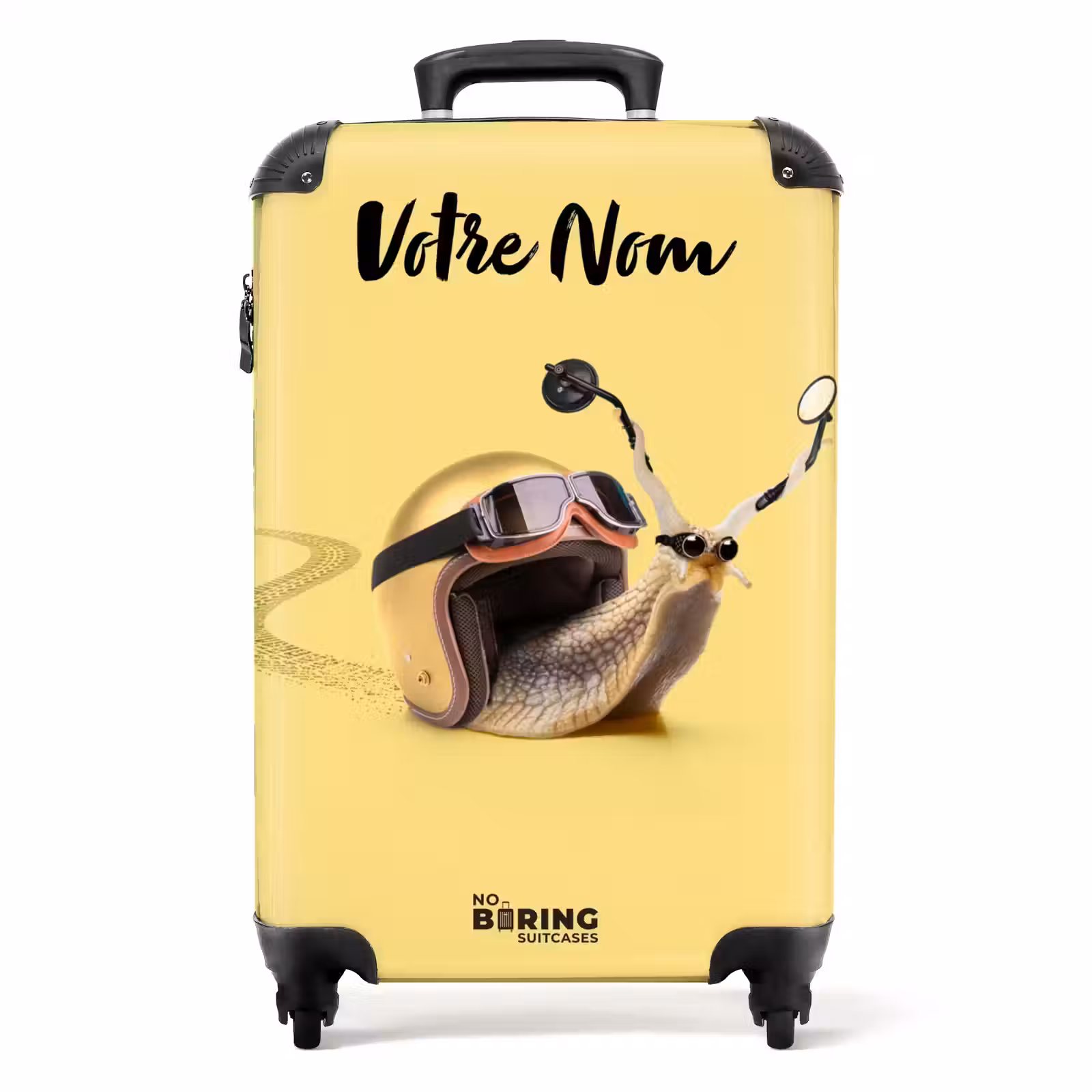 Valise avec nom - Escar-Go - Jaune — 1