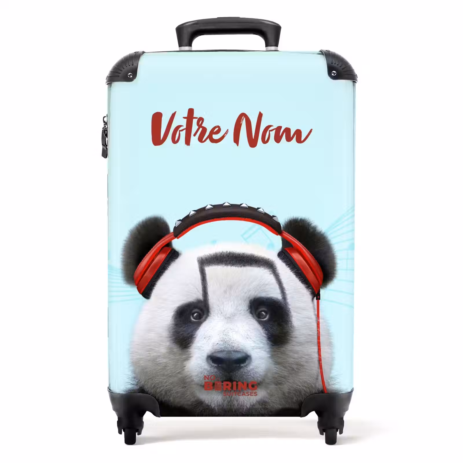 Valise avec nom - Kees le panda — 1