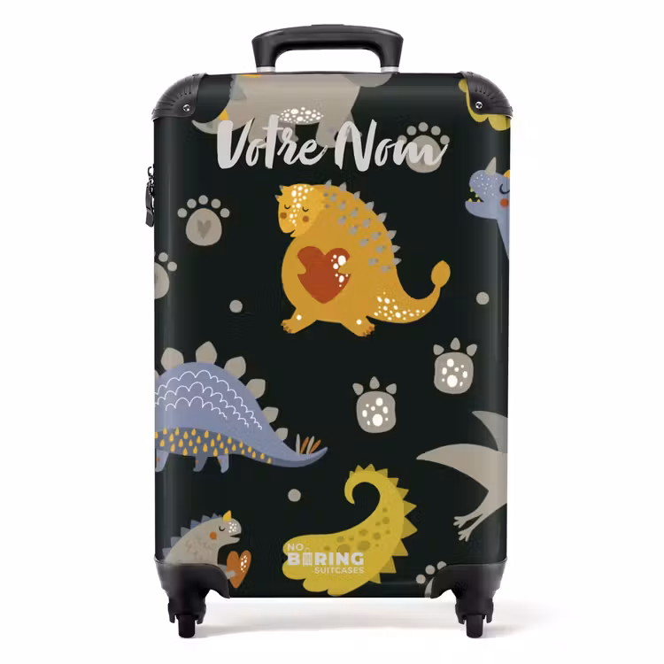 Valise avec nom - Aimer les dinosaures — 1