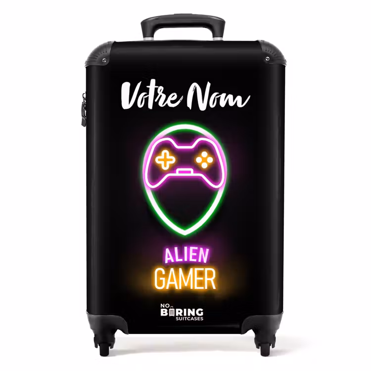 Valise avec nom - Alien Gamer — 1